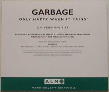 Garbage - Only Happy When It Rains Lyrics MetroLyrics